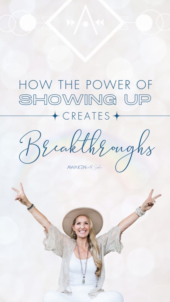 How The Power of Showing Up Consistently Creates Breakthroughs